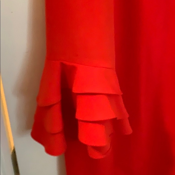 Sugar+Lips brand Ruffle sleeve dress - bright red ❤️ - Picture 2 of 2